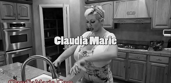  Claudia Marie Has Her Asshole Probed By Long Monster Black Cock